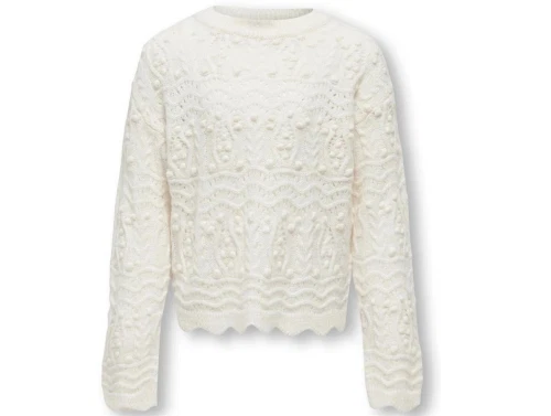 Kids ONLY birch struktureret striktrøje